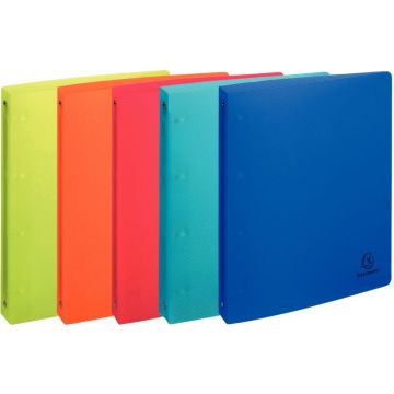 Classeur LINICOLOR en polypropylène, format A4+, dos 4 cm, coloris assortis