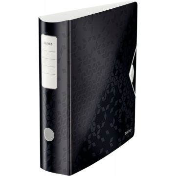 Classeur à levier en polypropylène Leitz WOW Active 180°, dos 75 mm, noir