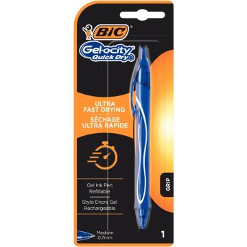 Blister de 1 roller gel Quick Dry bleu