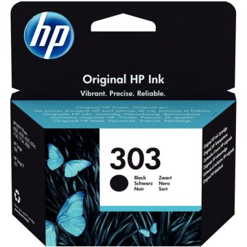 HP 303 cartouche d'encre noire authentique (T6N02AE)