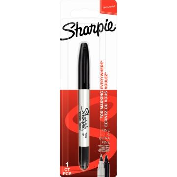 Marqueur Twin Sharpie noir