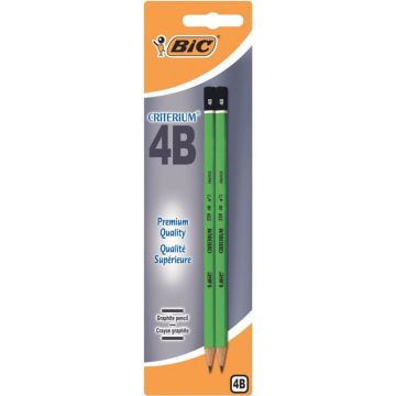Blister de 2 crayons 550 4B BIC
