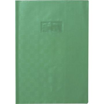 Paquet de 10 protège-cahiers avec rabats épaisseur 22/100ème 21 x 29,7 cm coloris vert