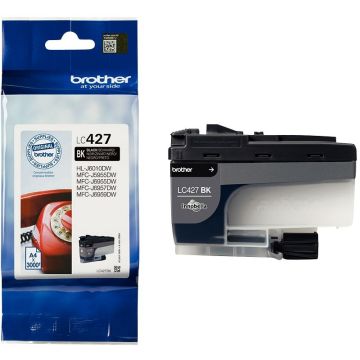Brother TÉLÉPHONE cartouche jet d'encre noire authentique (LC427BK)