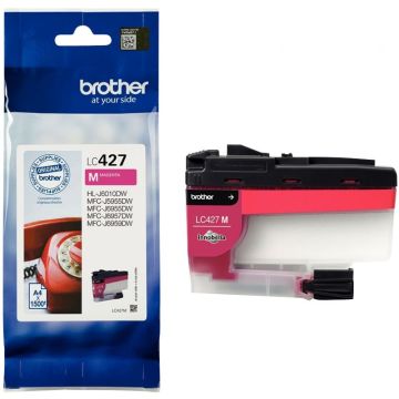 Brother TÉLÉPHONE cartouche jet d'encre magenta authentique (LC427M)