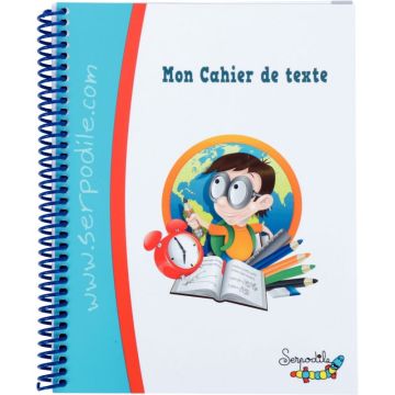 Cahier de texte DYS, interligne 3 mm