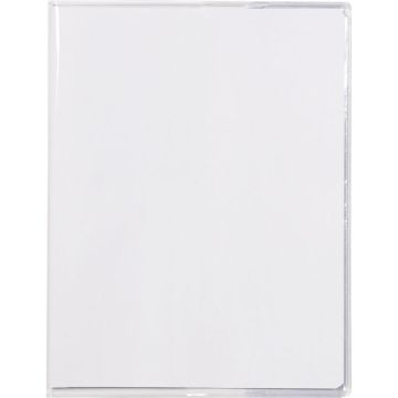 Protège cahier pvc 17x22 incolore à rabats