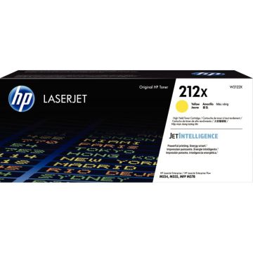 HP 212X toner jaune grande capacité authentique (W2122X)