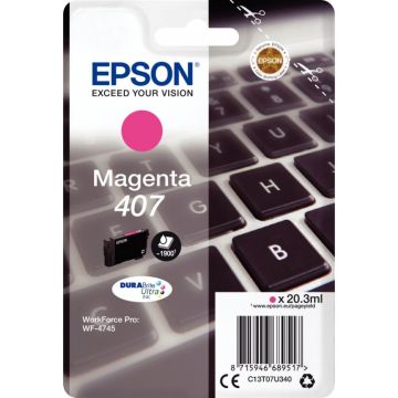 Epson CLAVIER / 407L cartouche jet d'encre magenta authentique (T07U340)