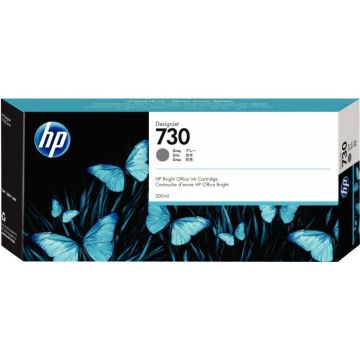 HP 730 cartouche d'encre gris grande capacité authentique (P2V72A)