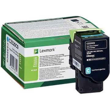 Lexmark C2320C0 toner laser cyan  authentique