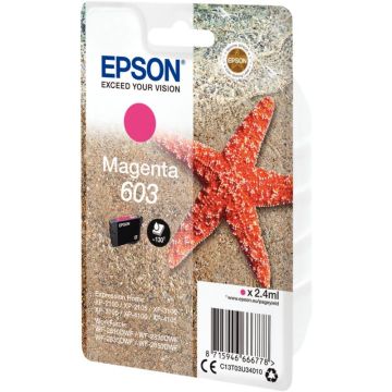 Epson ETOILE DE MER / 603 cartouche jet d'encre magenta authentique (T03U340)