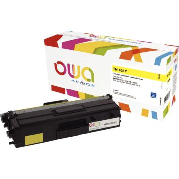 Toner laser compatible Brother TN421Y jaune