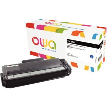 Toner laser compatible Brother TN2420 noir haute capacité