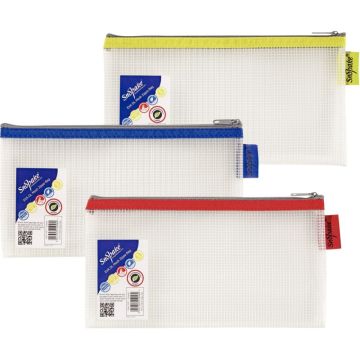 Pochette fourre-tout 130x240mm assorties