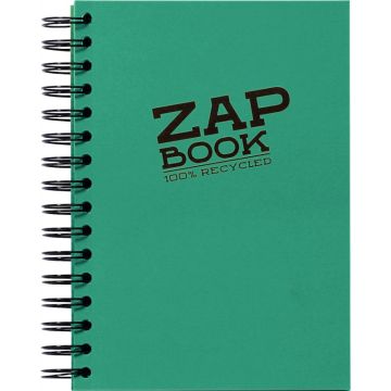 Cahier à reliure intégrale Zap Book, 160 pages unies, format A5