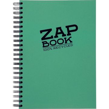 Cahier à reliure intégrale Zap Book, 160 pages unies, format A4