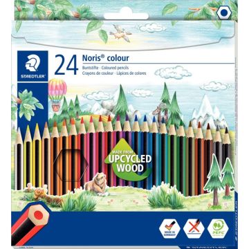 Blister de 24 crayons de couleur noris