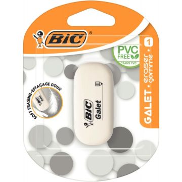 blister d'une gomme bic galet