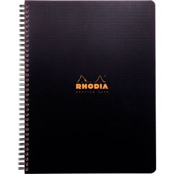 Cahier Meeting book Rhodiactive 160 pages, couverture en polypropylène, format A4+