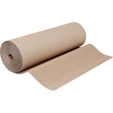 Rouleau de carton ondulé simple face 10mx65cm 250g