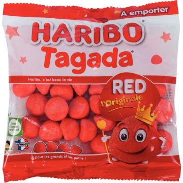 Sachet Haribo Tagada 120 grammes