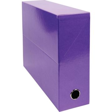 Boite de transfert IDERAMA, dos 9 cm, violet