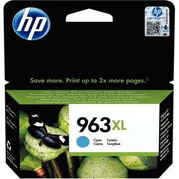 HP 963XL cartouche d'encre cyan grande capacité authentique (3JA27AE)