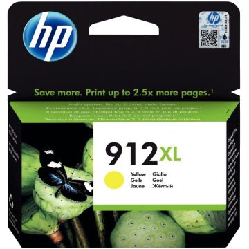 HP 912XL cartouche d'encre jaune grande capacité authentique (3YL83AE)