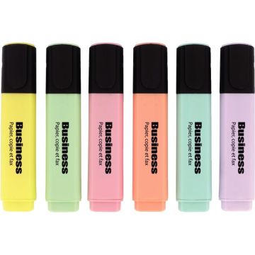 Pochette de 6 surligneurs Boss pastels assortis