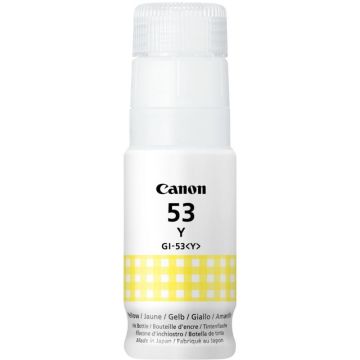 Canon 53 flacon d'encre jaune authentique (GI53Y)