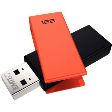 Clé USB Emtec Brick 2.0 C350 128 go orange