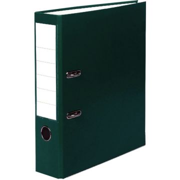 Classeur à levier plastique pour format A4 dos 5 cm vert foncé