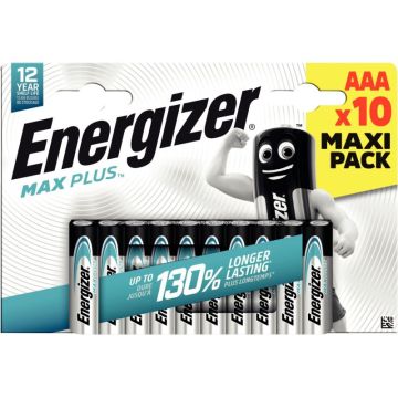 Blister 10 piles 1,5V Max Plus AAA