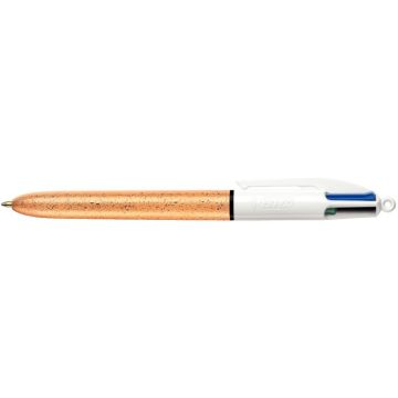 Stylo bille 4 Couleurs festif
