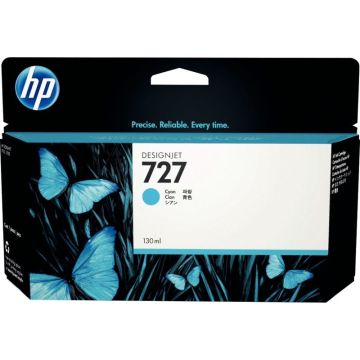 HP 727 cartouche d'encre cyan authentique (B3P19A)
