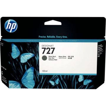 HP 727 cartouche d'encre noire mat authentique (B3P22A)