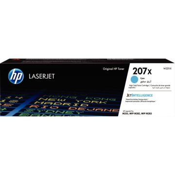 HP 207X toner cyan grande capacité authentique (W2211X)