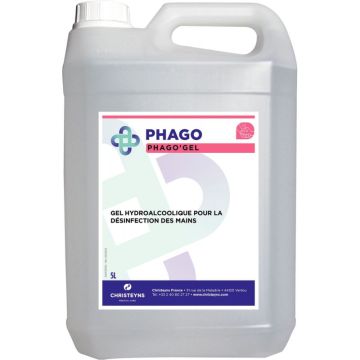 Bidon gel hydroalcoolique hypoallergénique 5 litre