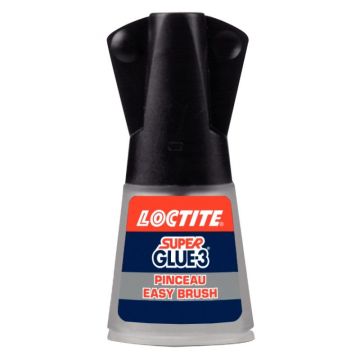 Flacon de colle liquide SUPER GLUE 3 avec pinceau