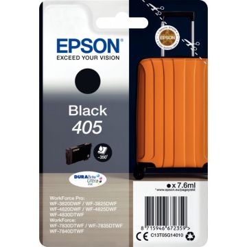 Epson VALISE / 405 cartouche jet d'encre noire authentique (T05G140)