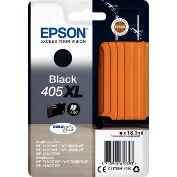 Epson VALISE / 405XL cartouche jet d'encre noire haute capacité authentique (T05H140)