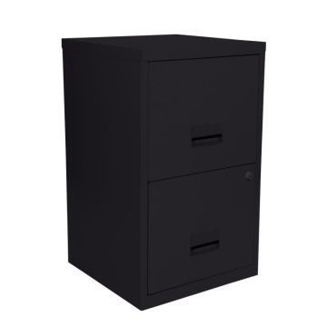Classeur 2 tiroirs pour dossiers suspendus ECO anthracite