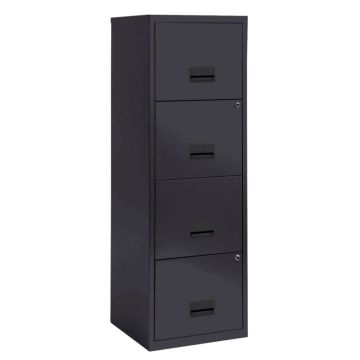 Classeur 4 tiroirs pour dossiers suspendus ECO anthracite