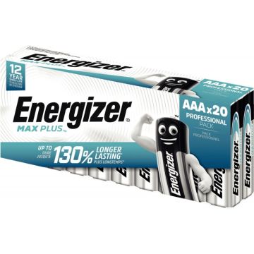 Blister 20 piles 1,5V Max Plus AAA