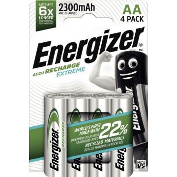 Blister 4 accu Energizer AA 2300 mAh
