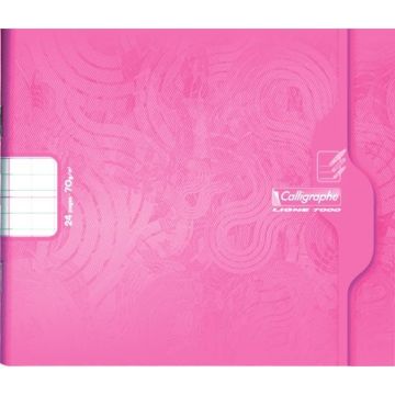 Piqûre maternelle, format à l'italienne 17 x 14,7 cm, 24 pages (12 feuilles), Double Ligne 3 mm interligne et verticale Papier vélin surfin 70 g