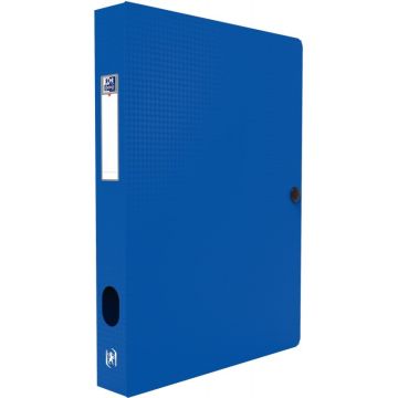 Boite de classement MEMPHIS en polypropylène, dos 40 mm, bleu