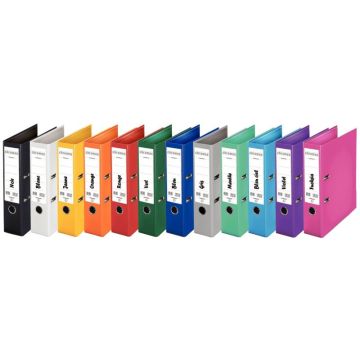 Classeur à levier CHROMOS+ dos large 8 cm, noir