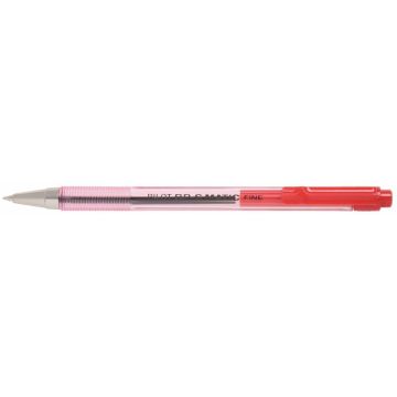 Stylo bille BPS Matic rétractable rouge